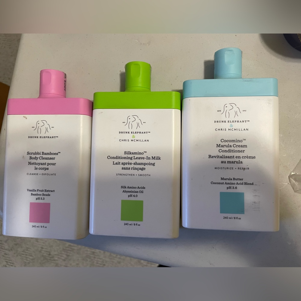 Drunk elephant hair products